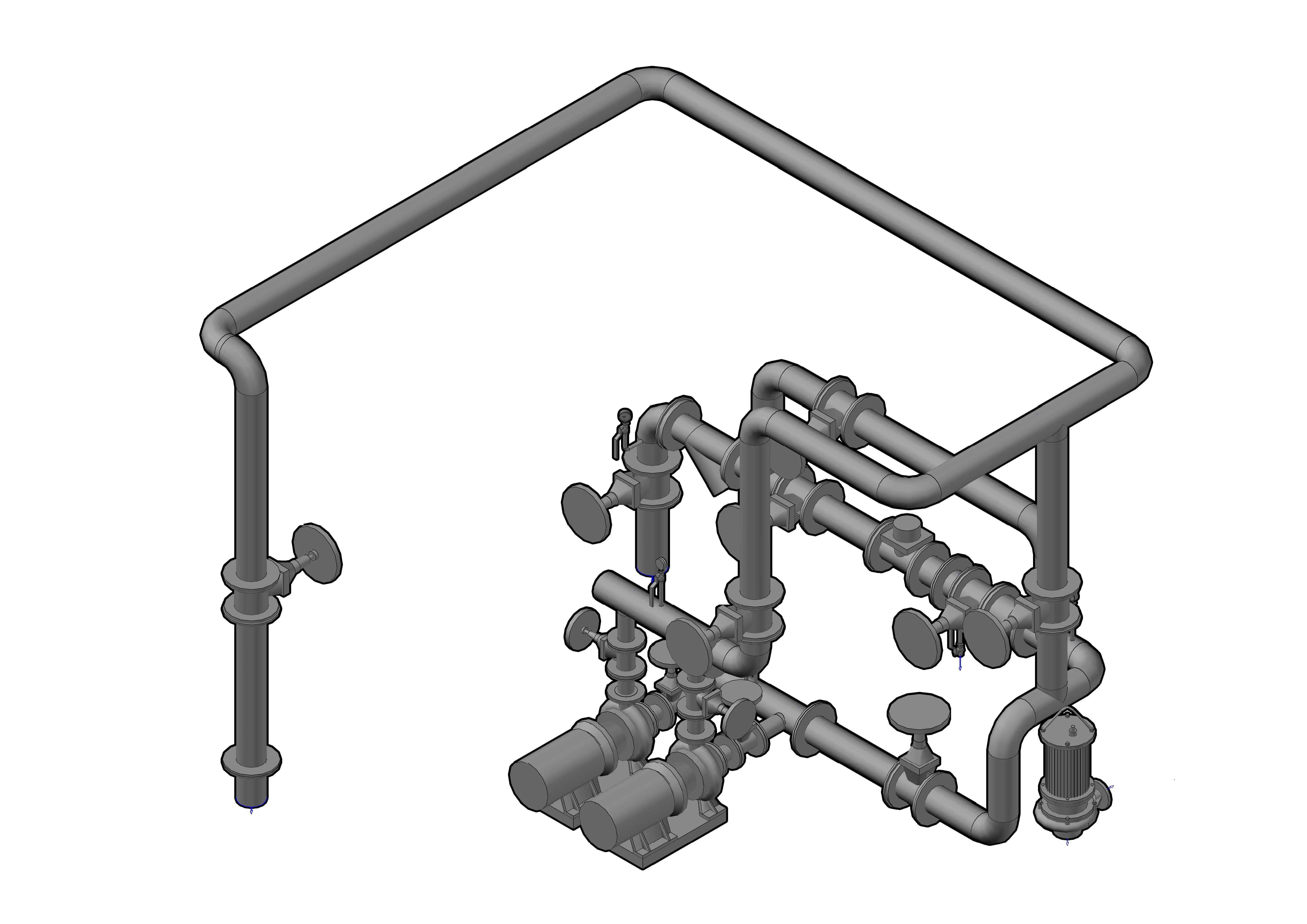 3D-модель входной двери для кафе